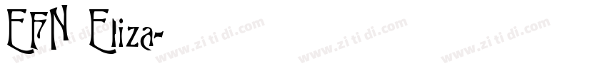 EFN Eliza字体转换